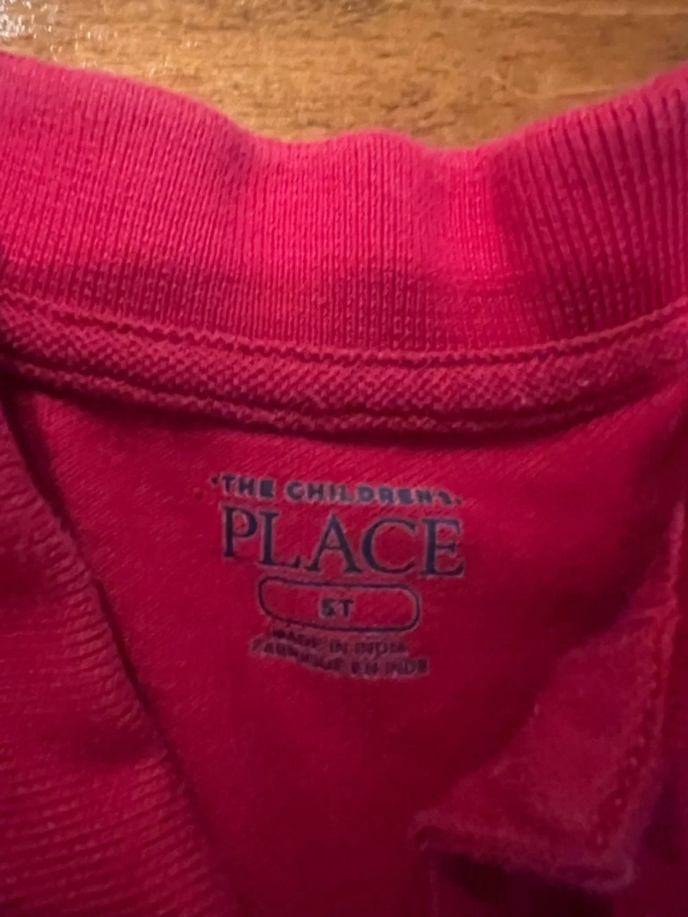 Set of 3 Kids Red Polo Shirt - Classic Short Sleeve